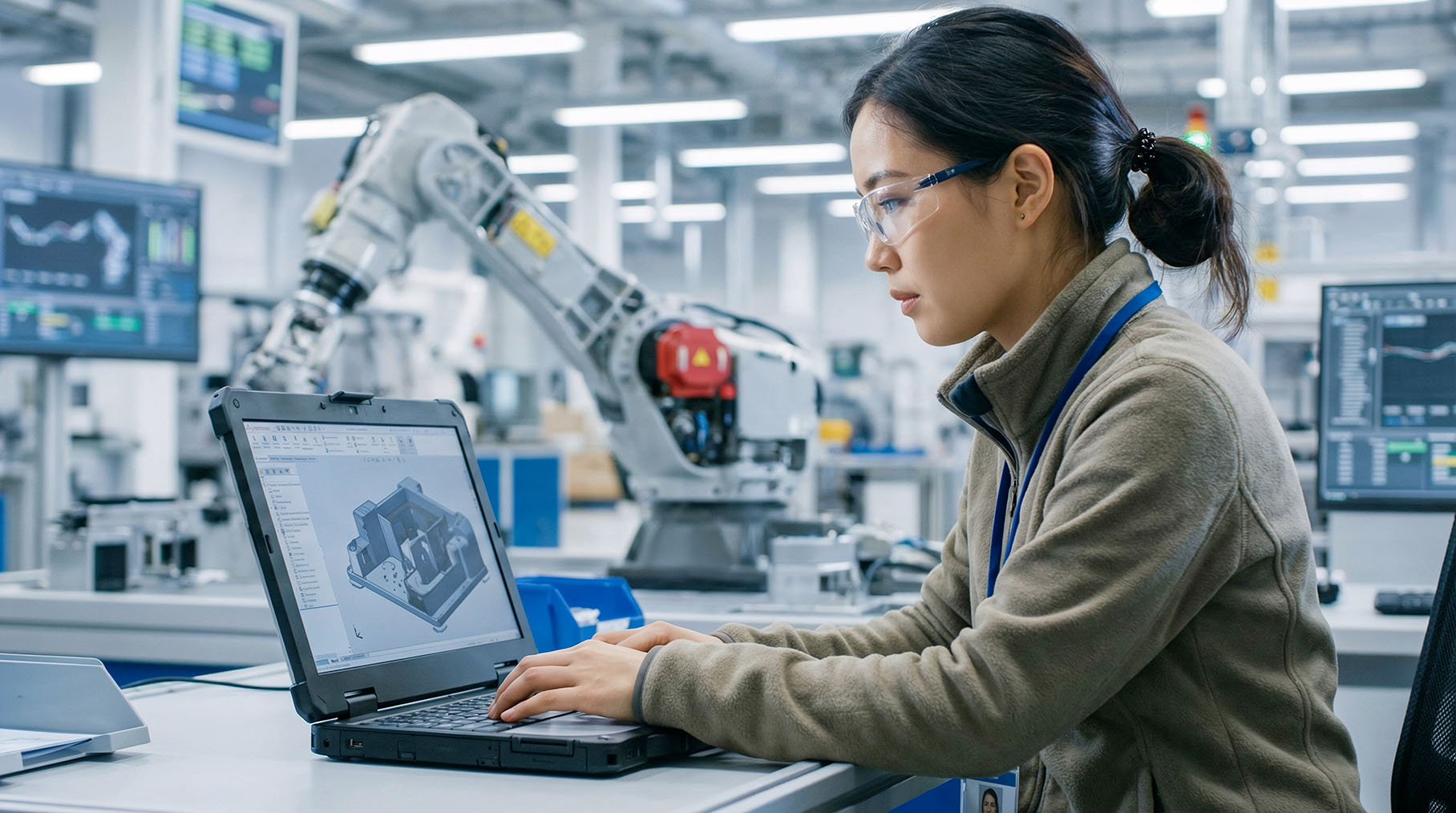 Illustration d’agents IA métier pour workflows industriels