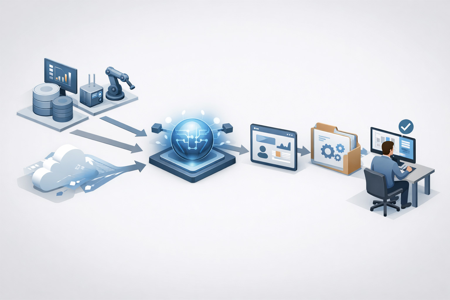 Schema agent IA connectÃ© et validation humaine